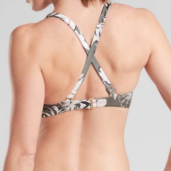 ATHLETA AQUALUXE WILDFLOWER BRA-SIZED BIKINI TOP - Picture 3 of 9